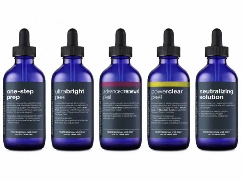 Dermalogica Pro Power Peel system bottles